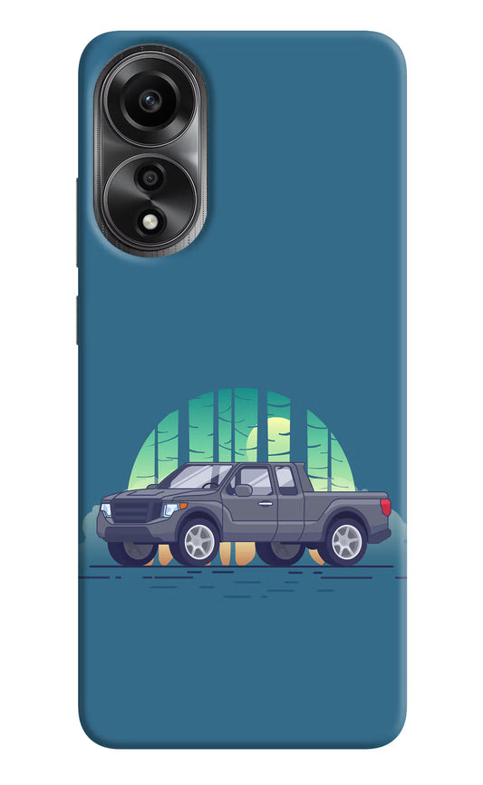 Retro Garage Vibe Oppo A78 4G Back Cover