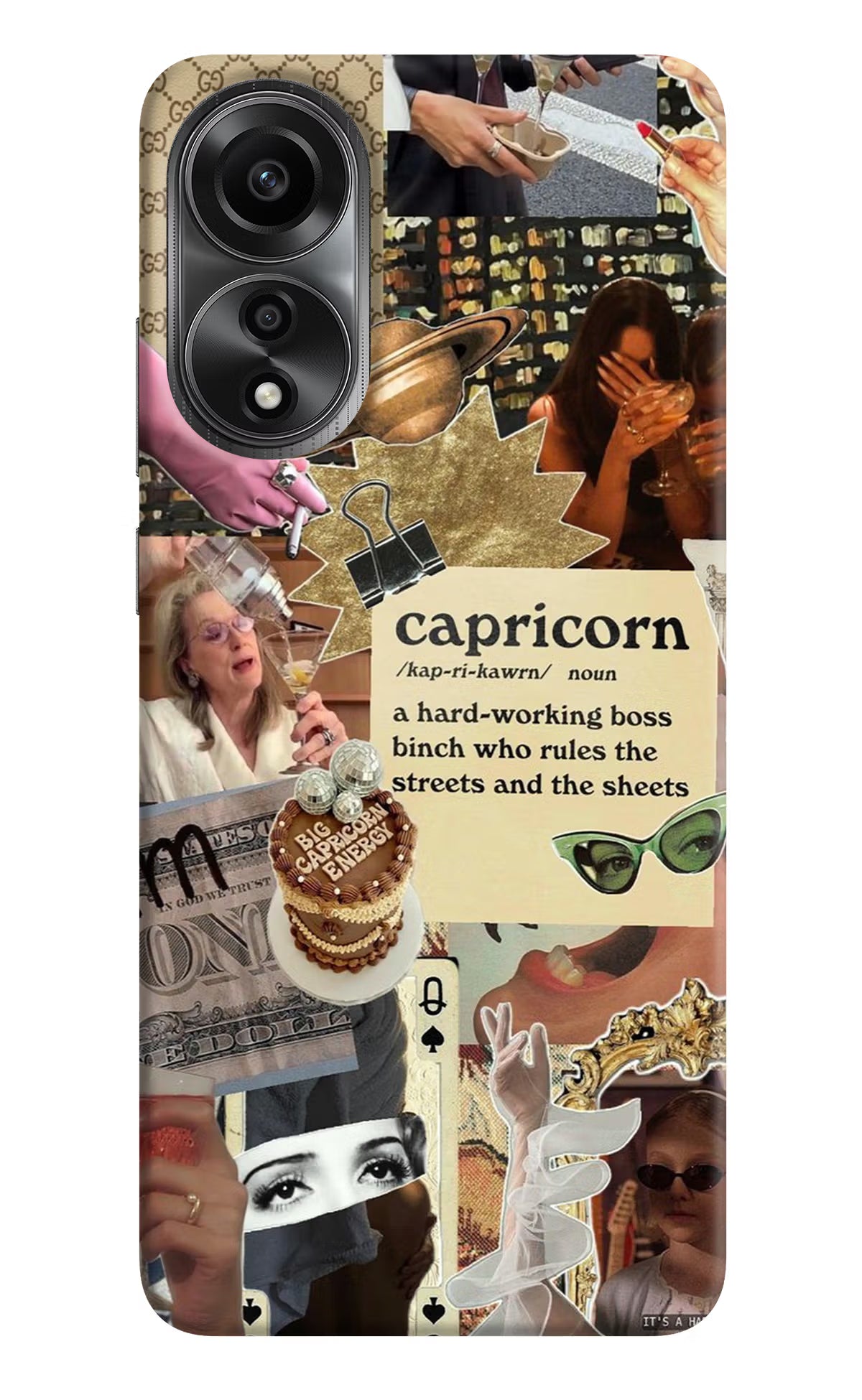 Capricorn Zodiac Oppo A78 4G Back Cover