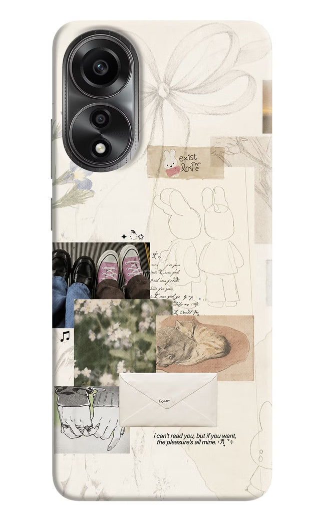 Soft Aesthetic Oppo A78 4G Back Cover