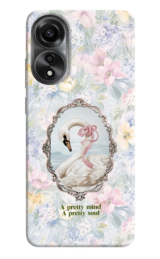 Pretty Mind Pretty Soul Oppo A78 4G Back Cover