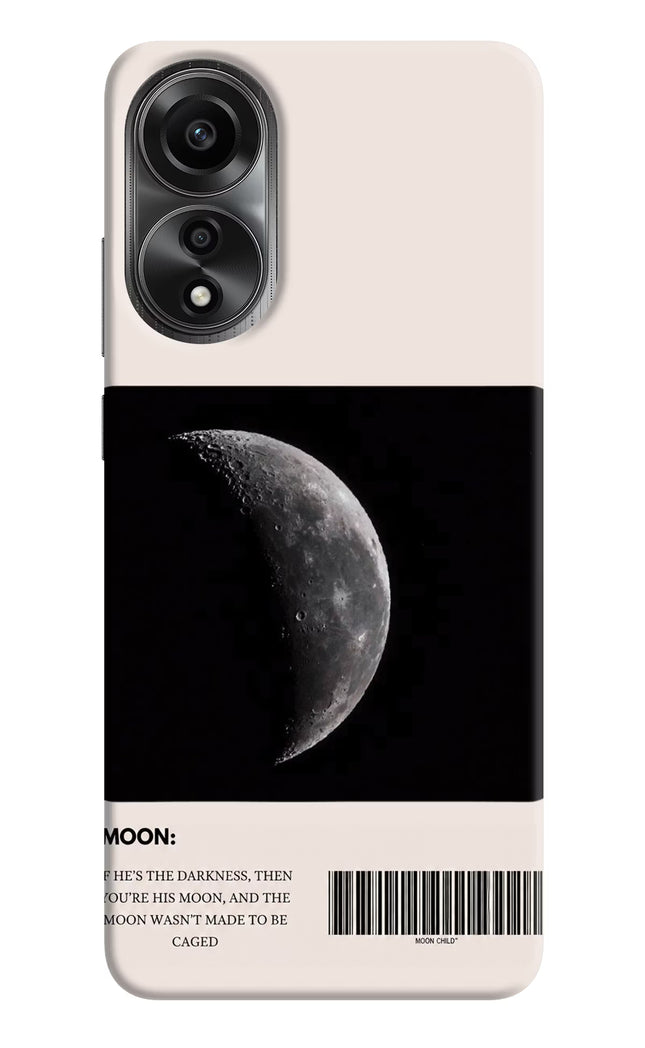 Moon Phase Oppo A78 4G Back Cover
