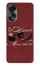 Velvet Cherry Oppo A78 4G Back Cover