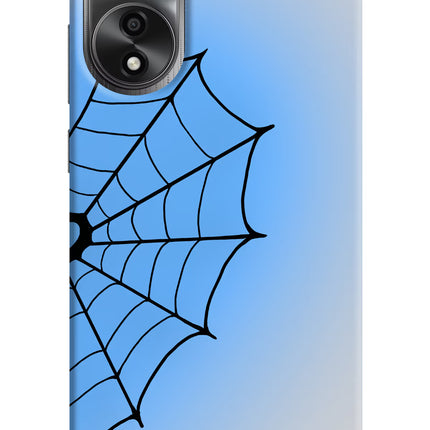 Blue Web Oppo A78 4G Hard Case Back Cover by Casekaro