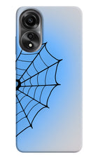 Blue Web Oppo A78 4G Hard Case Back Cover by Casekaro