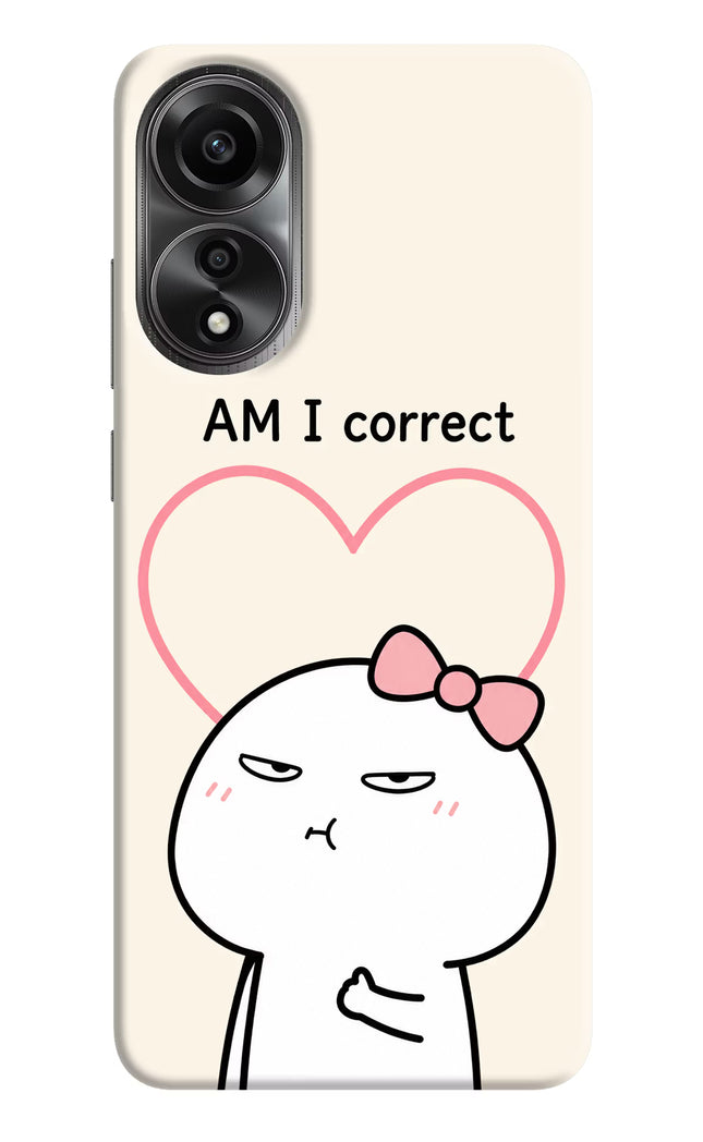 Always Right Oppo A78 4G Back Cover
