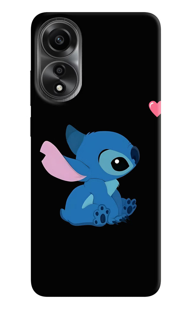Stitch Crush Oppo A78 4G Back Cover