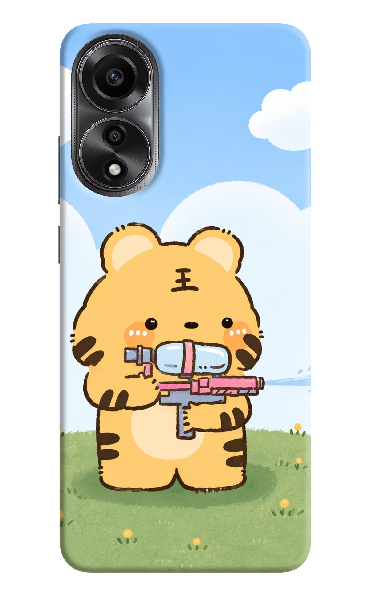 Tiger Treat Oppo A78 4G Back Cover