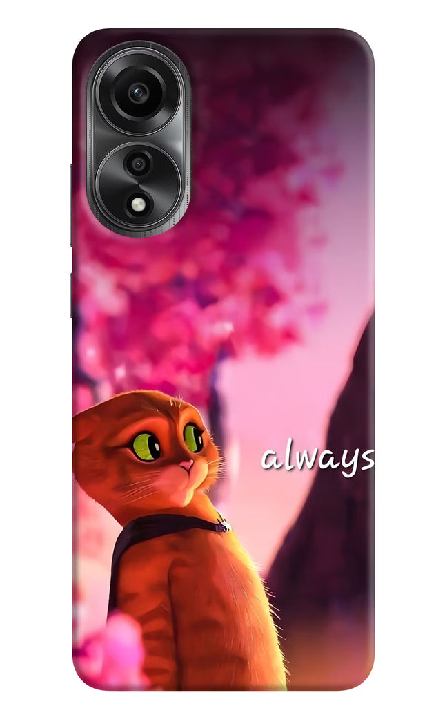 Always Cat Oppo A78 4G Back Cover