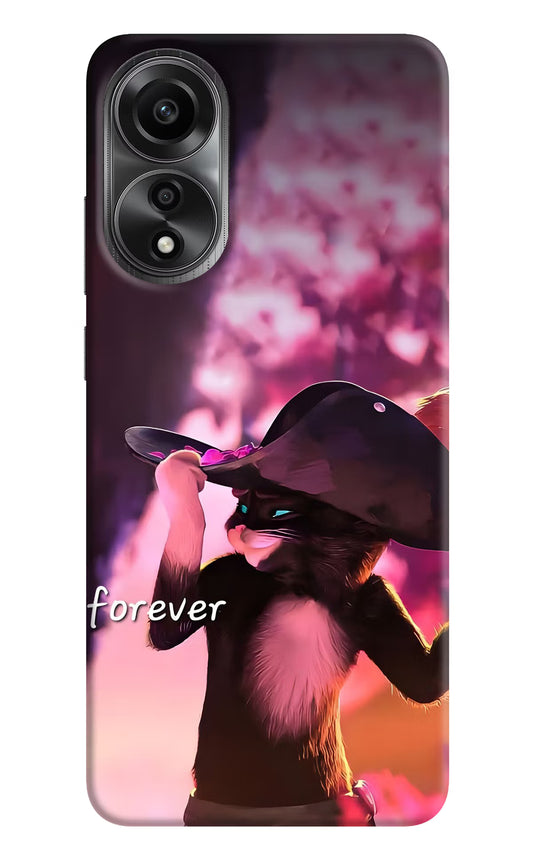 Forever Cat Oppo A78 4G Back Cover