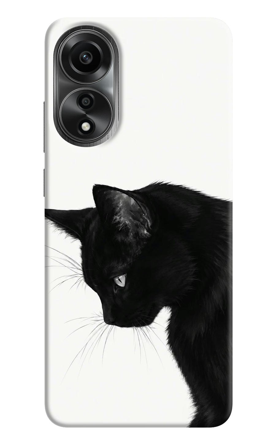 Shadow Gaze Oppo A78 4G Back Cover, Hard case