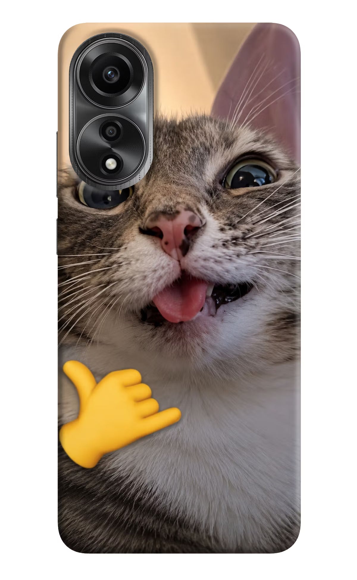 Silly Cat Call Oppo A78 4G Back Cover