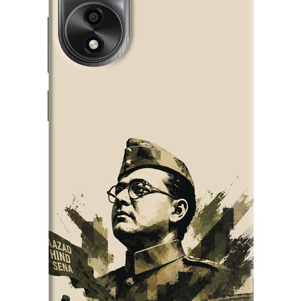 Netaji Rising Oppo A78 4G Hard Case Back Cover by Casekaro