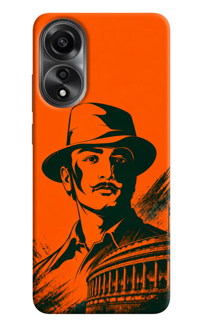 Bhagat Singh Legacy Oppo A78 4G Hard Case Back Cover by Casekaro