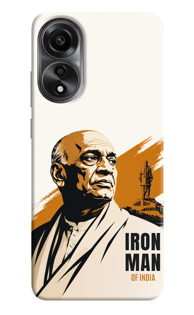 Sardar Patel Iron Will Oppo A78 4G Hard Case Back Cover by Casekaro