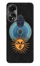 Divine Sun Oppo A78 4G Hard Case Back Cover by Casekaro