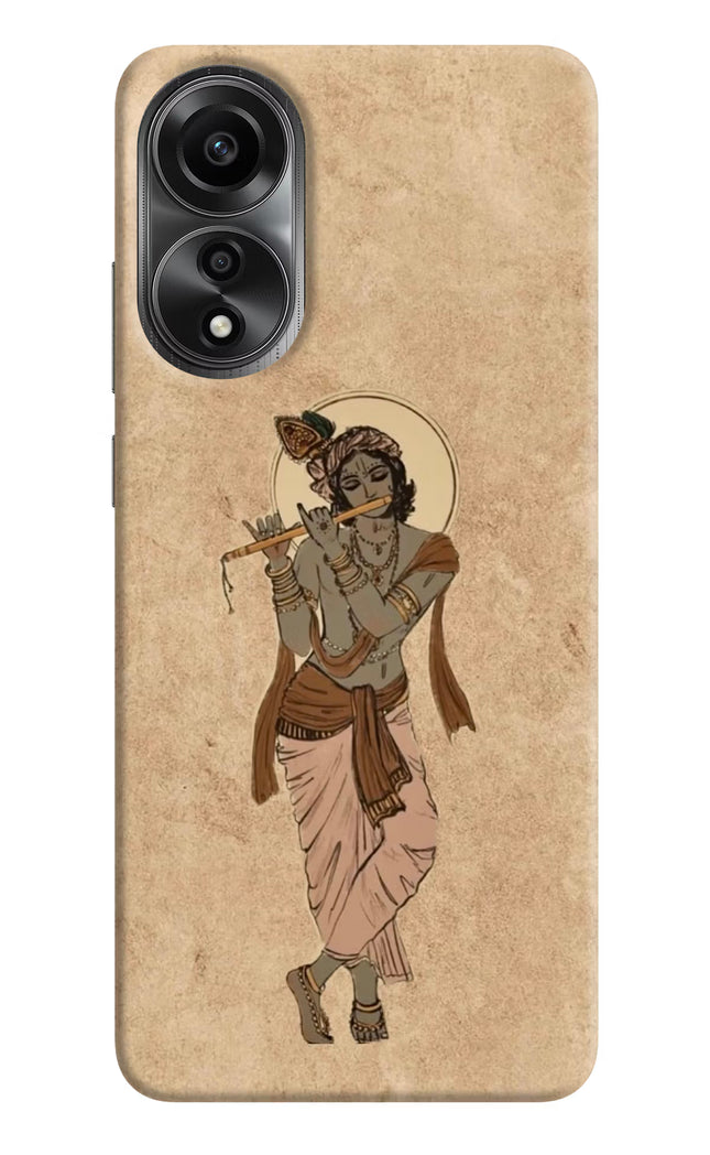 Krishna Oppo A78 4G Hard Case Back Cover by Casekaro