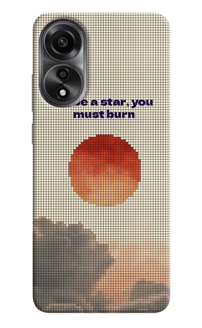 Pixel Sun Oppo A78 4G Hard Case Back Cover by Casekaro