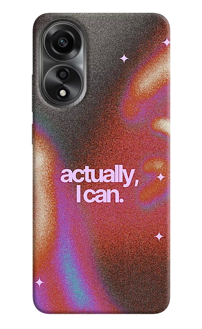 Pink Aura Oppo A78 4G Hard Case Back Cover by Casekaro