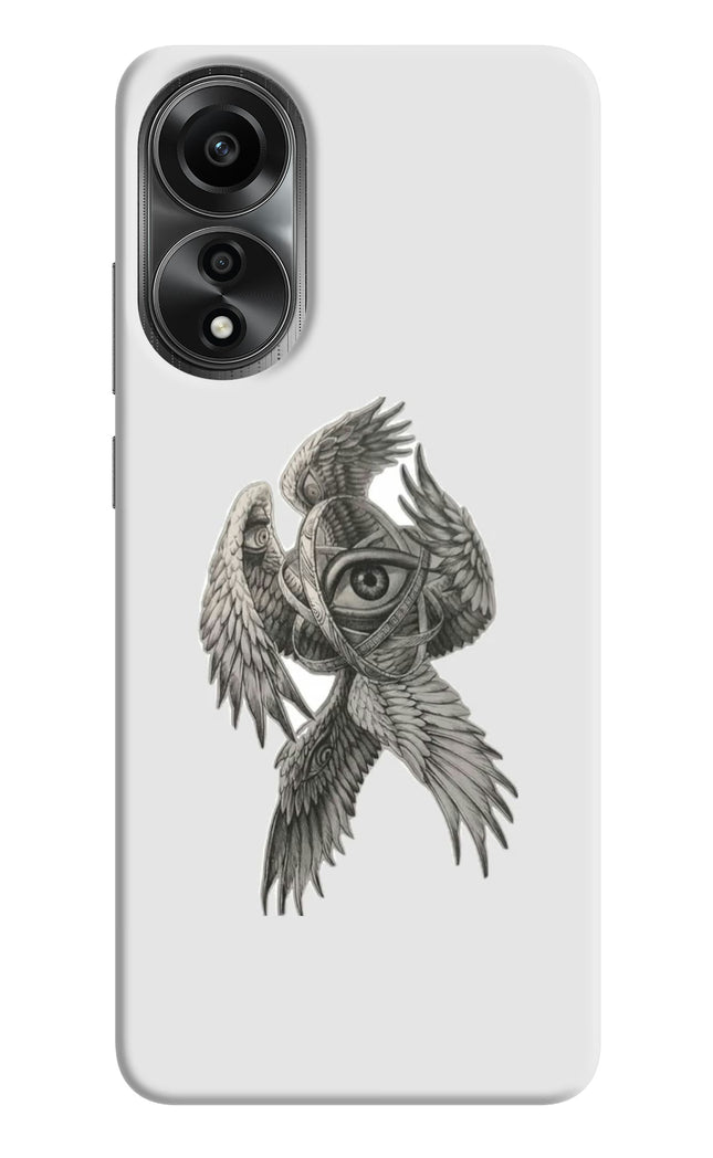 Accurate Angel Oppo A78 4G Hard Case Back Cover by Casekaro