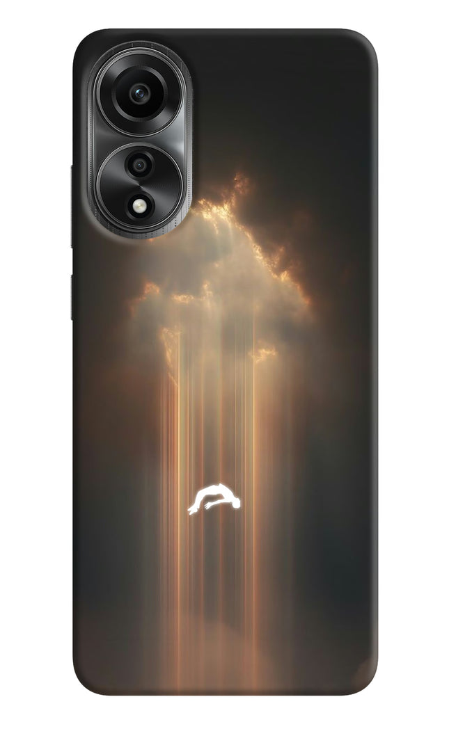 Heavenly Beam Oppo A78 4G Hard Case Back Cover by Casekaro