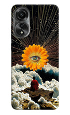 Cosmic Flower Oppo A78 4G Hard Case Back Cover by Casekaro