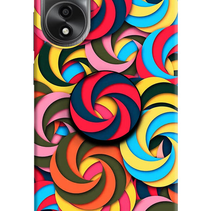 Spiral Pattern Oppo A78 4G Pop Case