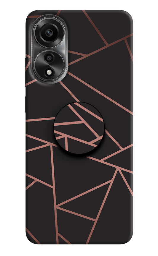 Geometric Pattern Oppo A78 4G Pop Case