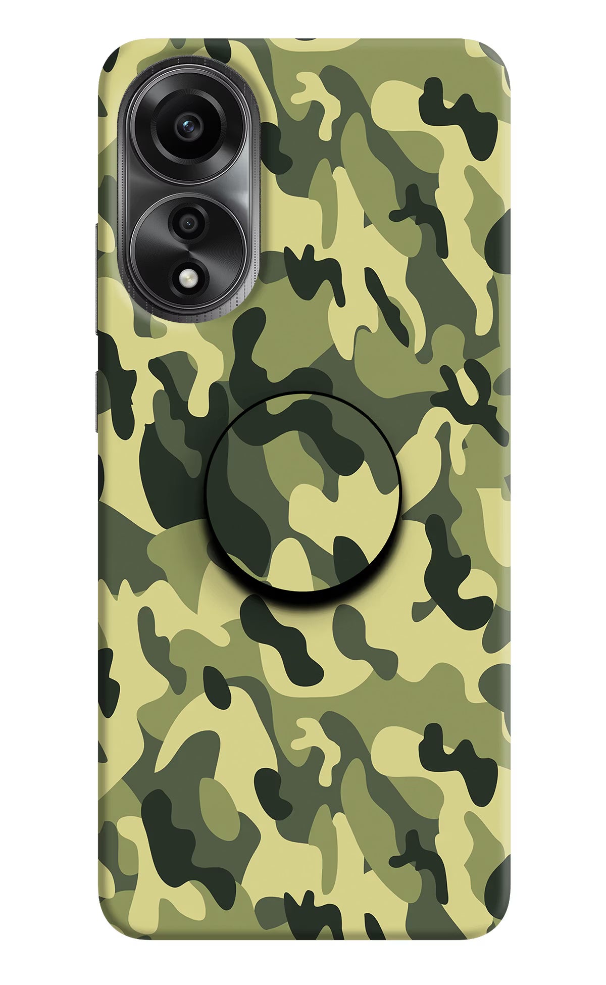 Camouflage Oppo A78 4G Pop Case