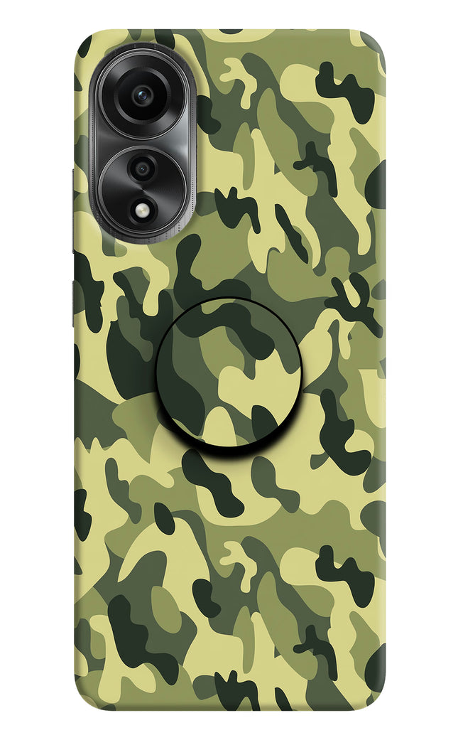 Camouflage Oppo A78 4G Pop Case by Casekaro