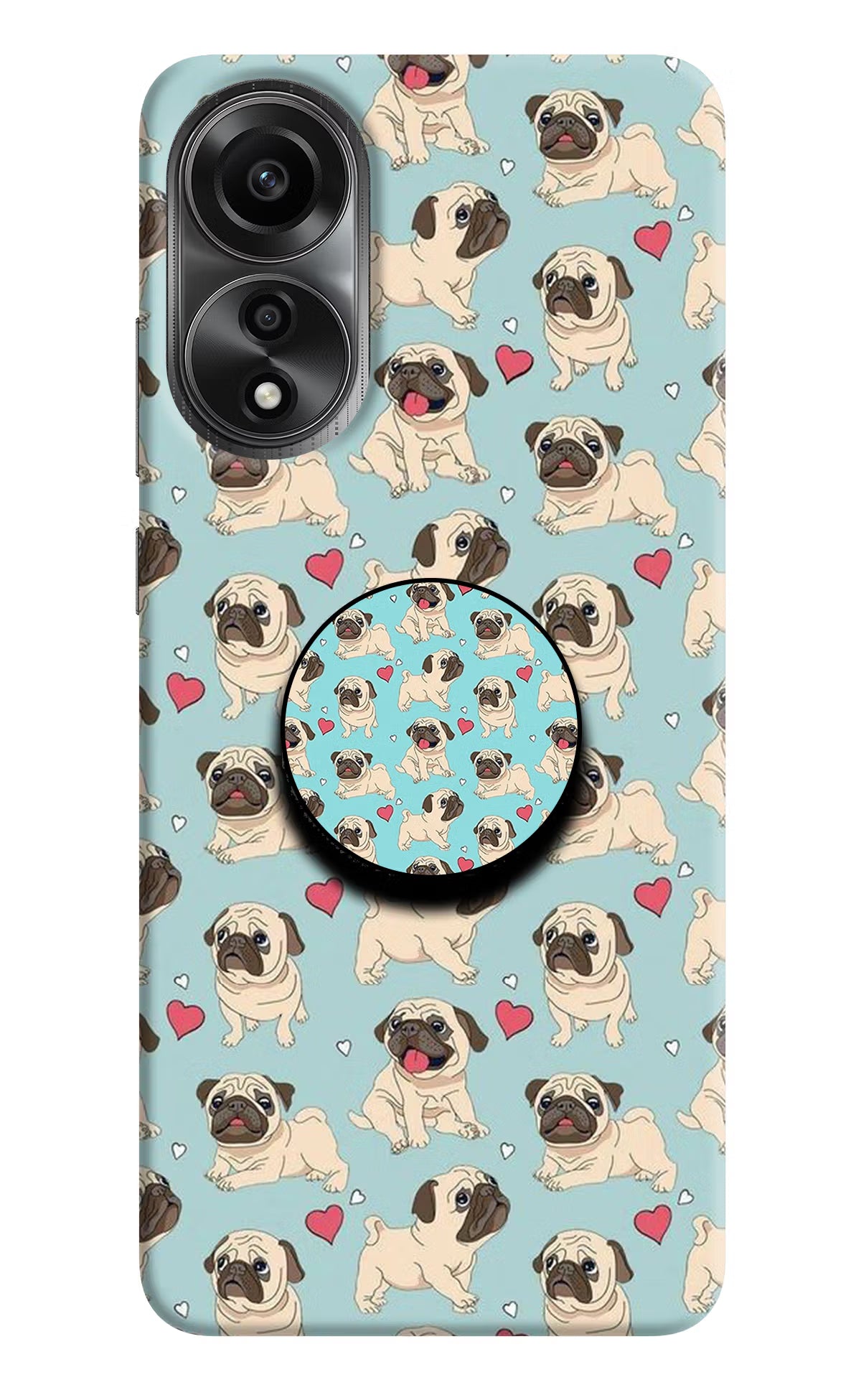 Pug Dog Oppo A78 4G Pop Case