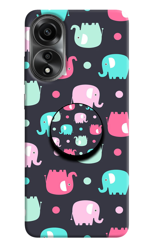 Baby Elephants Oppo A78 4G Pop Case by Casekaro