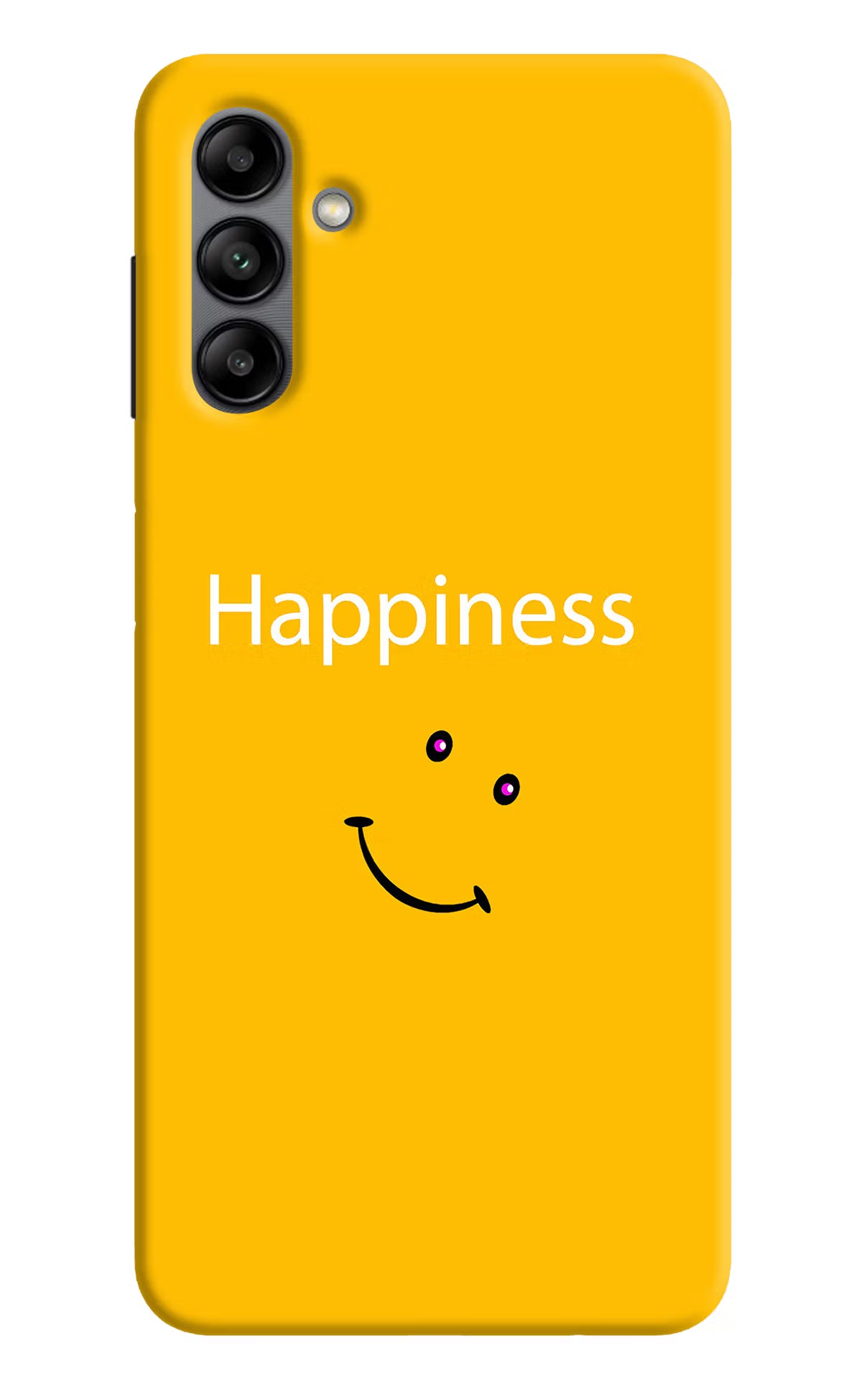 Happiness With Smiley Samsung A04s Back Cover