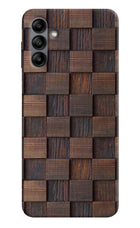 Wooden Cube Design Samsung A04s Back Cover