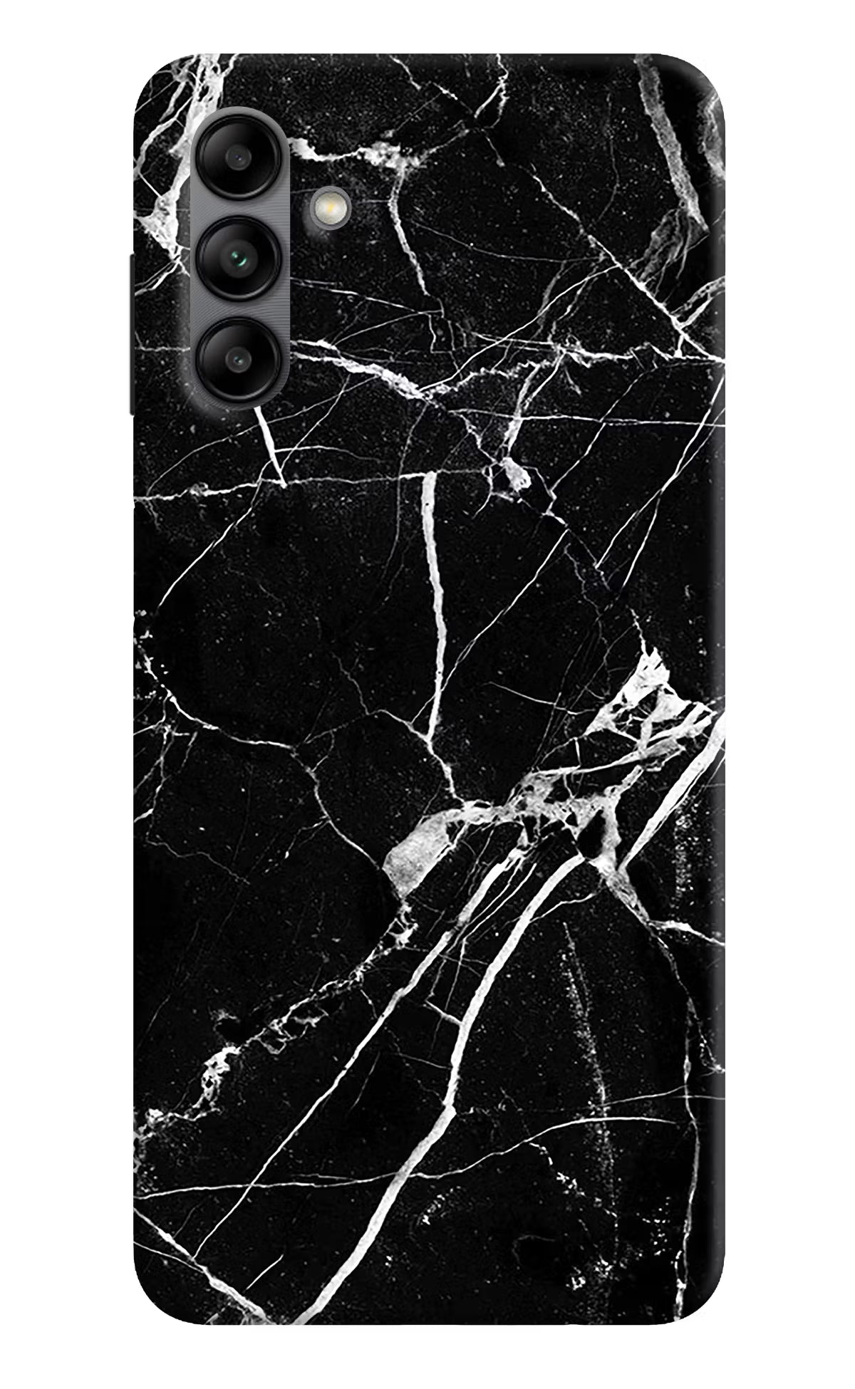 Black Marble Pattern Samsung A04s Back Cover