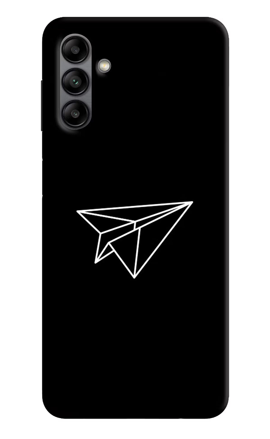 Paper Plane White Samsung A04s Back Cover, Hard case