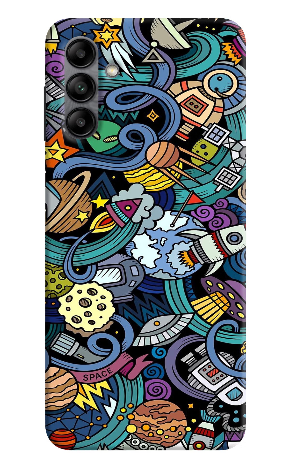 Space Abstract Samsung A04s Back Cover