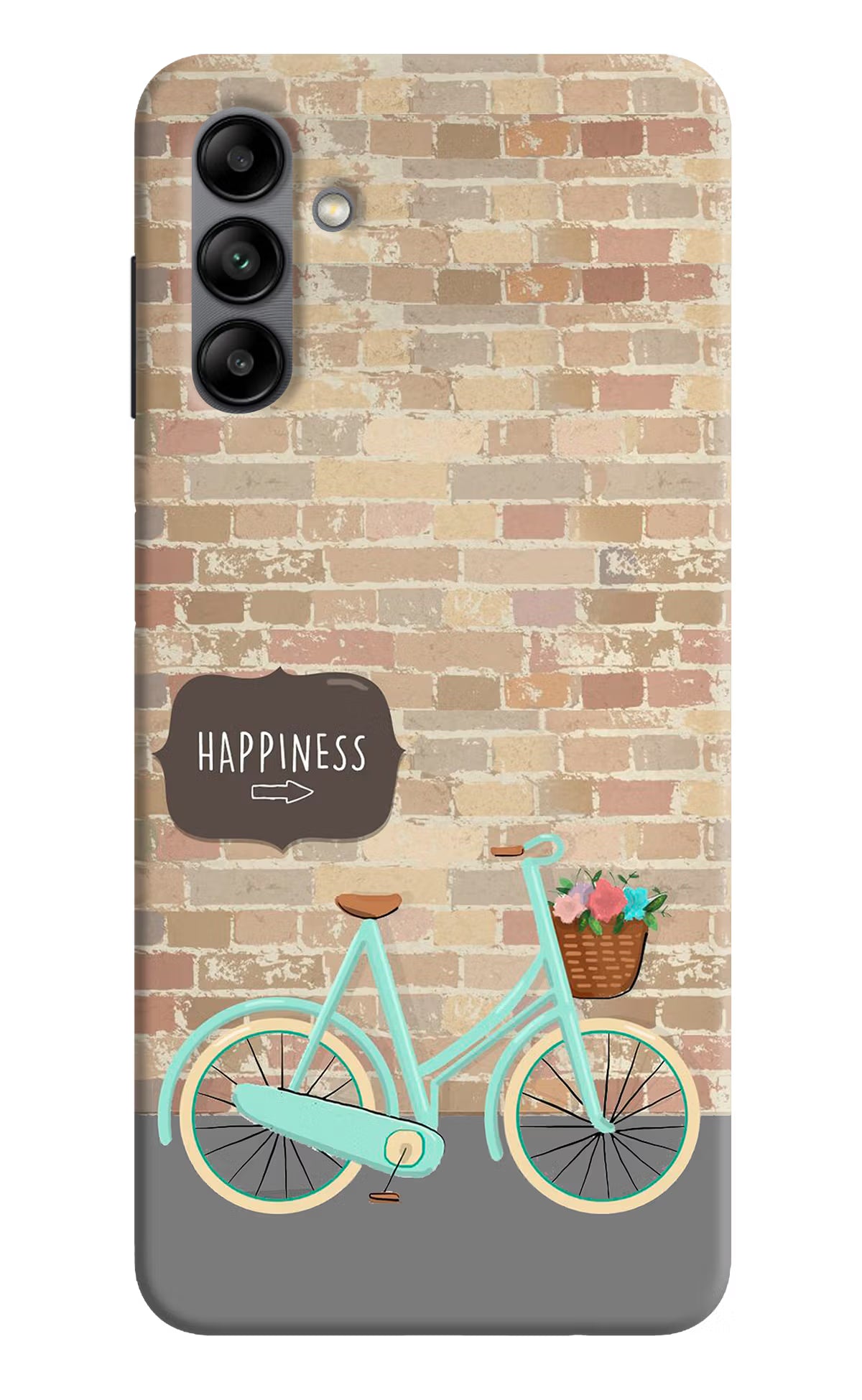 Happiness Artwork Samsung A04s Back Cover