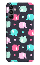 Elephants Samsung A04s Back Cover