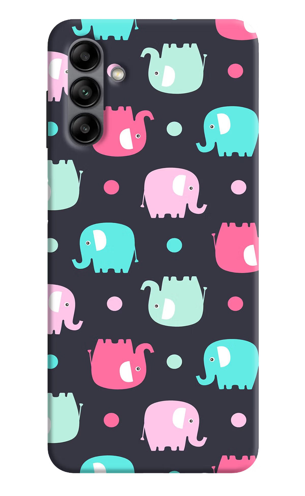 Elephants Samsung A04s Back Cover