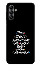 FRIENDS Dialogue Samsung A04s Back Cover
