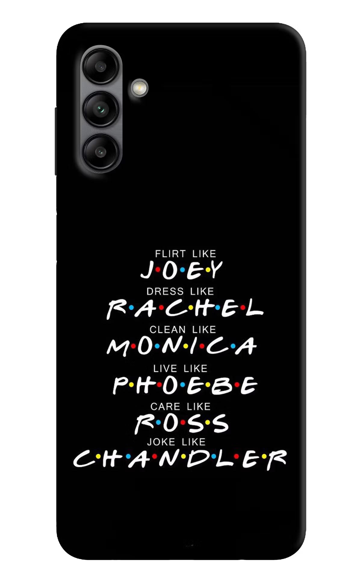 FRIENDS Character Samsung A04s Back Cover
