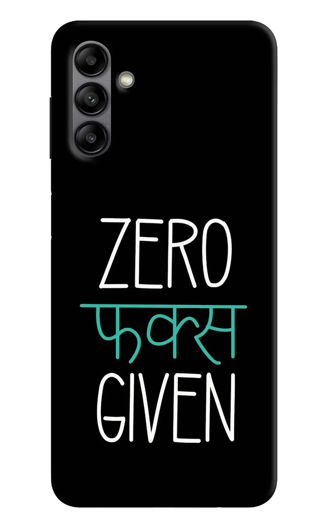 Zero Fucks Given Samsung A04s Back Cover