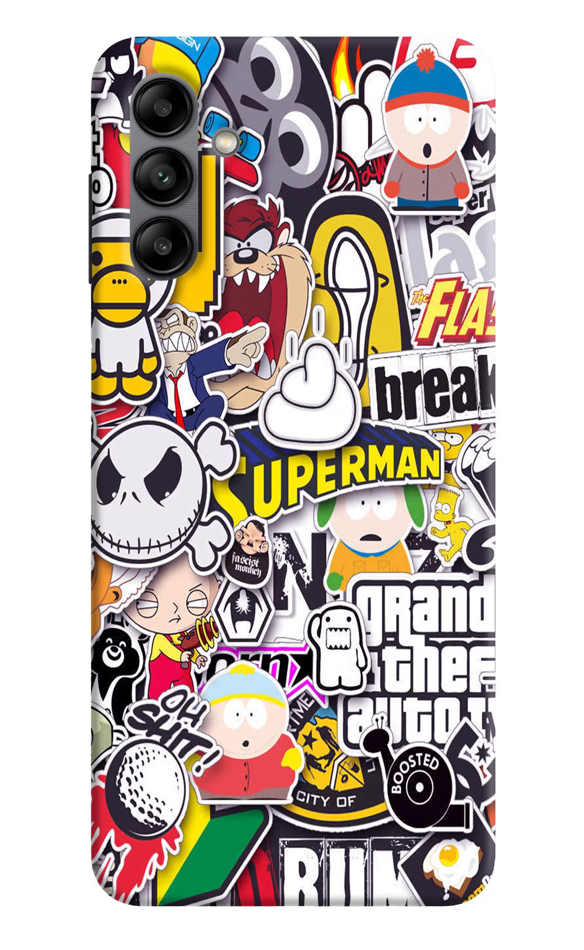 Sticker Bomb Samsung A04s Back Cover