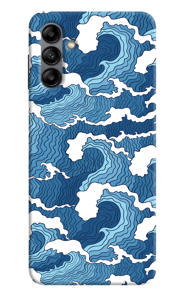 Blue Waves Samsung A04s Back Cover