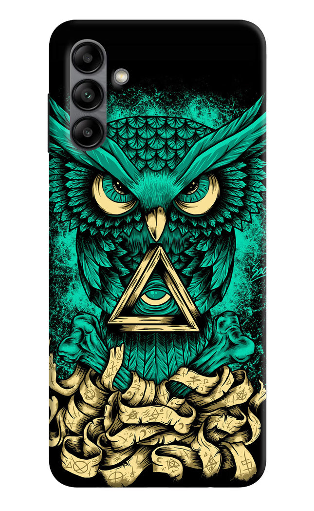 Green Owl Samsung A04s Back Cover