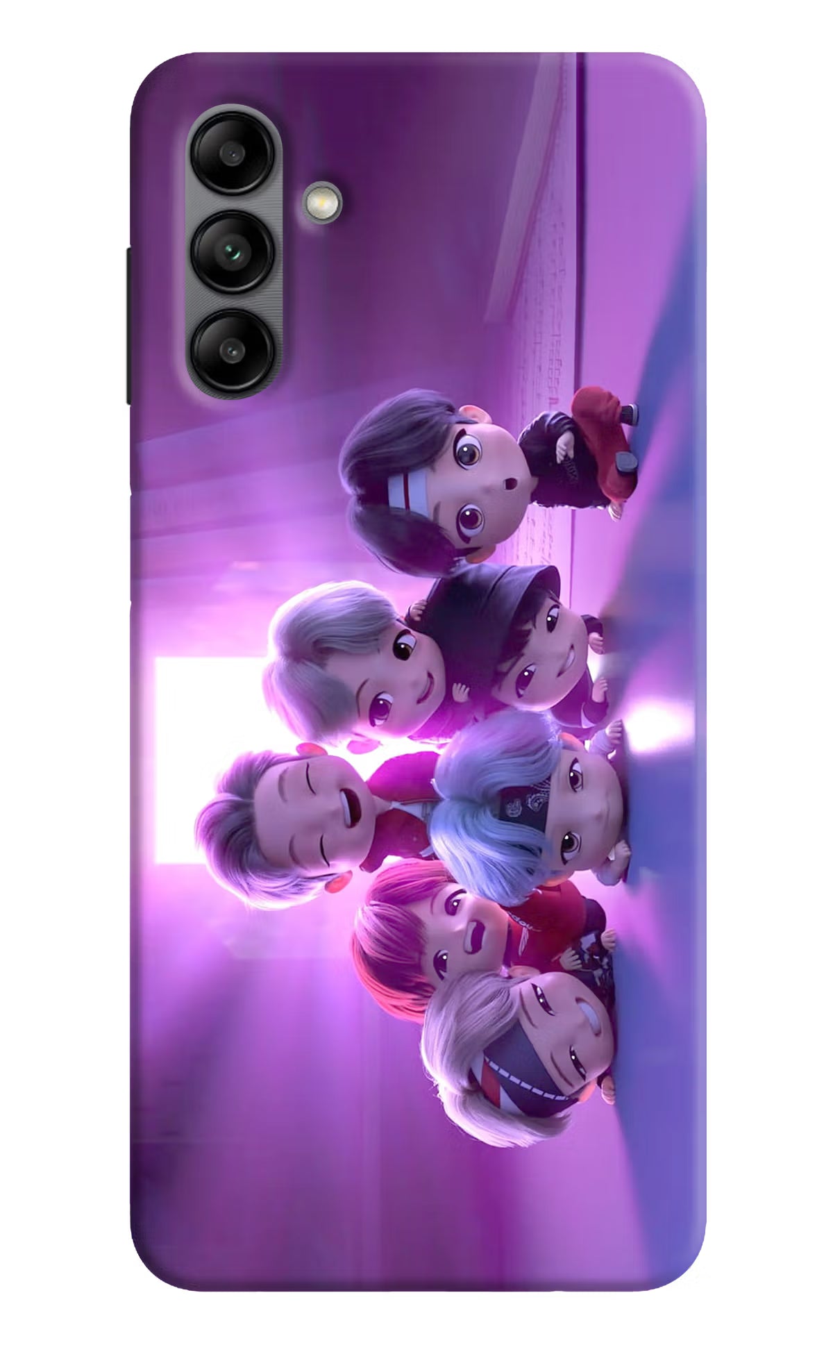 BTS Chibi Samsung A04s Back Cover