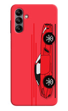 Red Velocity Samsung A04s Back Cover