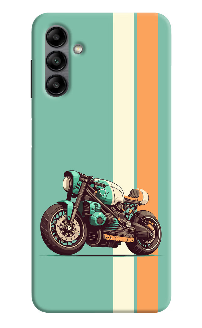 Striped Moto Drift Samsung A04s Back Cover