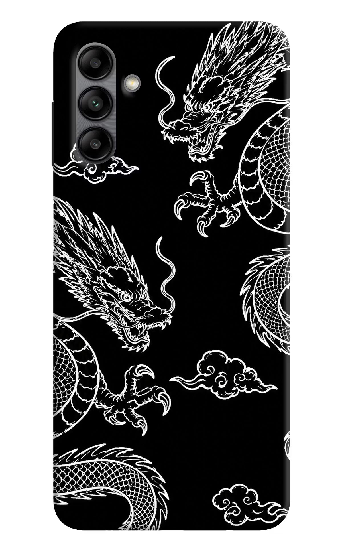 Twin Dragons Samsung A04s Back Cover
