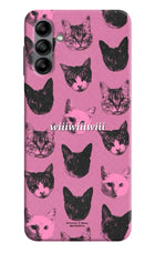 Pink Cats Samsung A04s Back Cover
